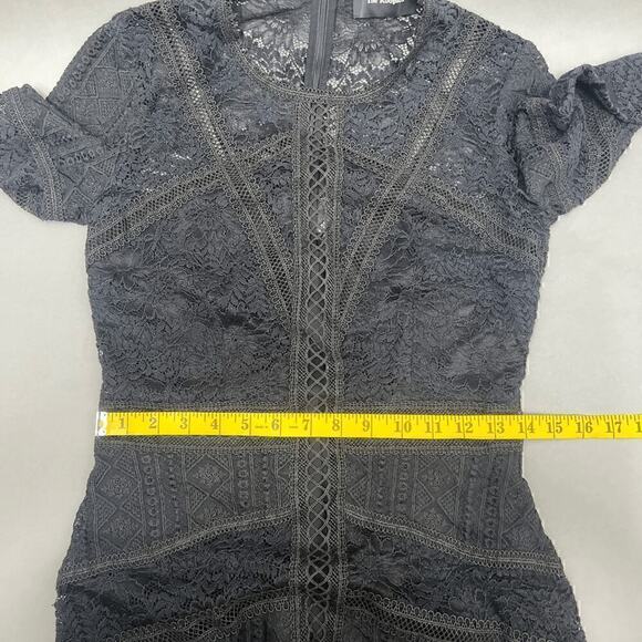 $450 The Kooples Mini Dress Womens Small Lace Modest Dark Academia Glam Swiftie - Picture 10 of 15
